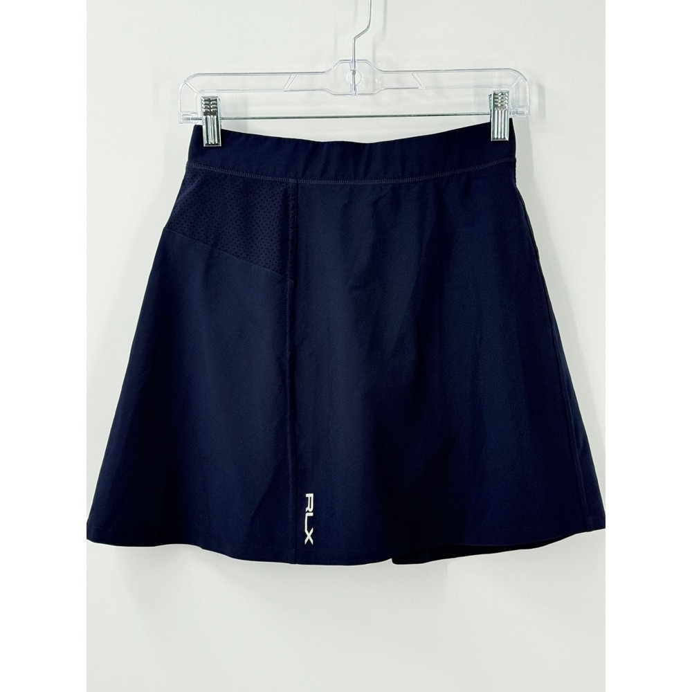Pickleball Tennis Golf Preppy‎ RLX Ralph Lauren Skort Womens XS Navy performance